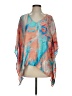 Tolani 100% Silk Blue 3/4 Sleeve Silk Top Size XS - photo 1