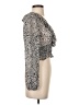 Zara Silver Long Sleeve Blouse Size XS - photo 4