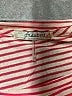 Freebird Stripes Red 3/4 Sleeve Top Size M - photo 7