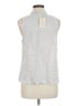 Universal Thread 100% Rayon Silver Sleeveless Button-Down Shirt Size M - photo 2