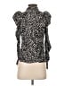Zara Black Long Sleeve Blouse Size XS - photo 2