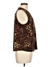 Anne Klein Animal Print Brown Sleeveless Blouse Size L - photo 4