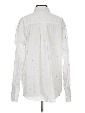 Good American Long Sleeve Button-Down Shirt (view 2)