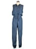 Dreamers Solid Blue Jumpsuit Size L - photo 1