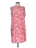 Halogen 100% Polyester Print Red Casual Dress Size L - photo 1