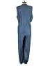 Dreamers Solid Blue Jumpsuit Size L - photo 2