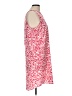 Halogen 100% Polyester Print Red Casual Dress Size L - photo 4