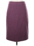 J.Crew 100% Wool Solid Burgundy Wool Skirt Size 0 - photo 1