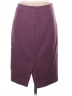 J.Crew 100% Wool Solid Burgundy Wool Skirt Size 0 - photo 2