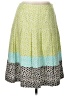 Harold's Print Green Casual Skirt Size 10 - photo 1