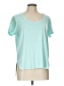 Tommy Bahama Teal Short Sleeve Top Size L - photo 1