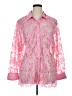Adiva Pink Long Sleeve Blouse Size 1X - photo 1