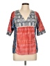 Unbranded Orange Short Sleeve Blouse Size L - photo 1