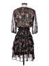 Maje 100% Polyester Floral Black Cocktail Dress Size Sm (1) - photo 2