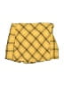 Forever 21 100% Cotton Plaid Yellow Skort Size S - photo 1