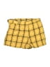 Forever 21 100% Cotton Plaid Yellow Skort Size S - photo 2