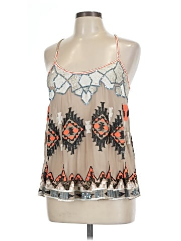 ALLSAINTS Spitalfields Sleeveless Silk Top (view 1)