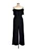 R&M Richards Solid Black Jumpsuit Size 14 - photo 2