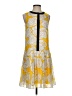 Ali Ro Graphic Yellow Cocktail Dress Size 2 - photo 1