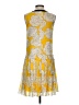 Ali Ro Graphic Yellow Cocktail Dress Size 2 - photo 2
