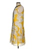 Ali Ro Graphic Yellow Cocktail Dress Size 2 - photo 5