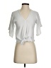 Harper Gray Short Sleeve Blouse Size XXS - photo 1