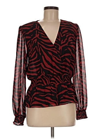 WAYF Long Sleeve Blouse (view 1)