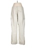 Uniqlo 100% Cotton Ivory Cargo Pants Size M - photo 2
