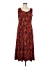 Tiana B. Animal Print Orange Casual Dress Size M - photo 1