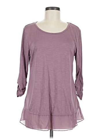 Style&Co 3/4 Sleeve T-Shirt (view 1)