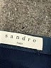 Sandro 100% Polyester Argyle Burgundy Formal Skirt Size Med (2) - photo 4