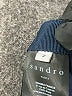 Sandro 100% Polyester Argyle Burgundy Formal Skirt Size Med (2) - photo 5