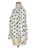 Boden 100% Cotton Polka Dots Ivory Long Sleeve Blouse Size 14R - photo 5
