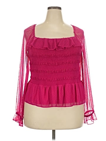 LC Lauren Conrad Long Sleeve Blouse (view 1)