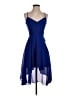 B. Smart 100% Polyester Blue Cocktail Dress Size 1 - photo 1