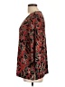 JM Collection Red 3/4 Sleeve Blouse Size L - photo 5