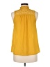 Maeve 100% Polyester Yellow Sleeveless Blouse Size 6 - photo 2