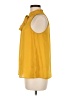 Maeve 100% Polyester Yellow Sleeveless Blouse Size 6 - photo 5