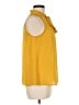 Maeve 100% Polyester Yellow Sleeveless Blouse Size 6 - photo 4