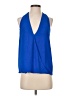Krisa 100% Polyester Blue Sleeveless Blouse Size XS - photo 1