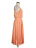 Paper Crown 100% Polyester Solid Orange Casual Dress Size 8 - photo 4