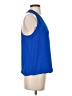 Krisa 100% Polyester Blue Sleeveless Blouse Size XS - photo 4