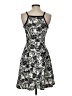 Soprano Graphic Silver Cocktail Dress Size S - photo 2