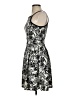 Soprano Graphic Silver Cocktail Dress Size S - photo 5