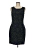 JM Studio 100% Silk Graphic Black Cocktail Dress Size 6 - photo 1