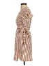 Vero Moda Stripes Ivory Brown Casual Dress Size XS - photo 5