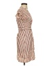 Vero Moda Stripes Ivory Brown Casual Dress Size XS - photo 4