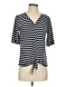 Atelier Blue Short Sleeve Henley Size S - photo 1