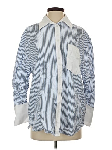 Zara Long Sleeve Button-Down Shirt (view 1)