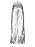 Karen Kane 100% Polyurethane Metallic Silver Casual Pants Size M - photo 2